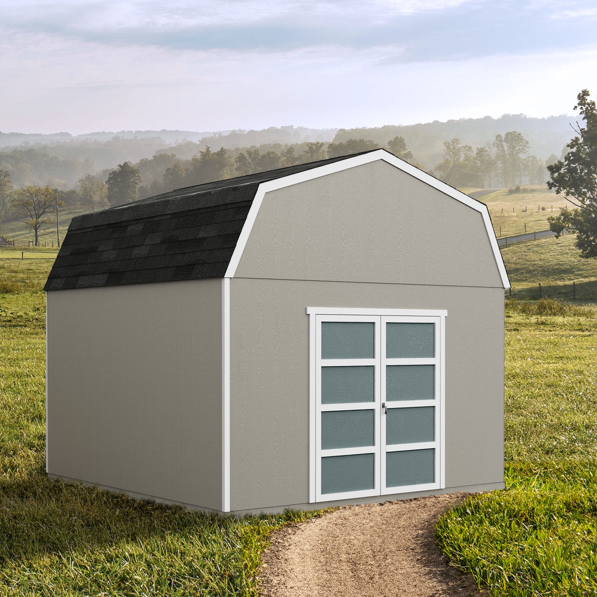 large wooden shed in your backyard