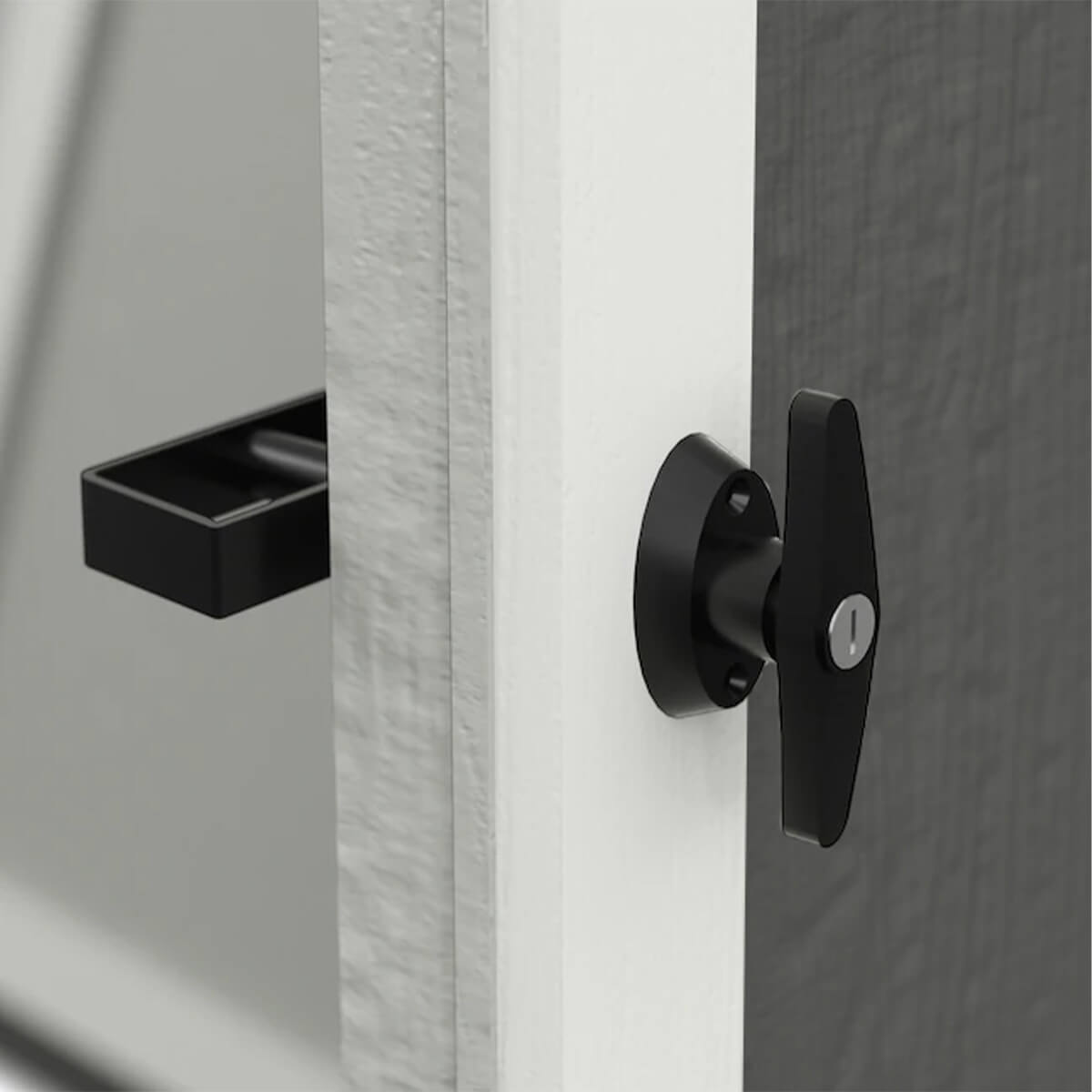 close up of handles 