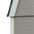 close up of the overhang