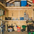 Interior showing the shelf and loft