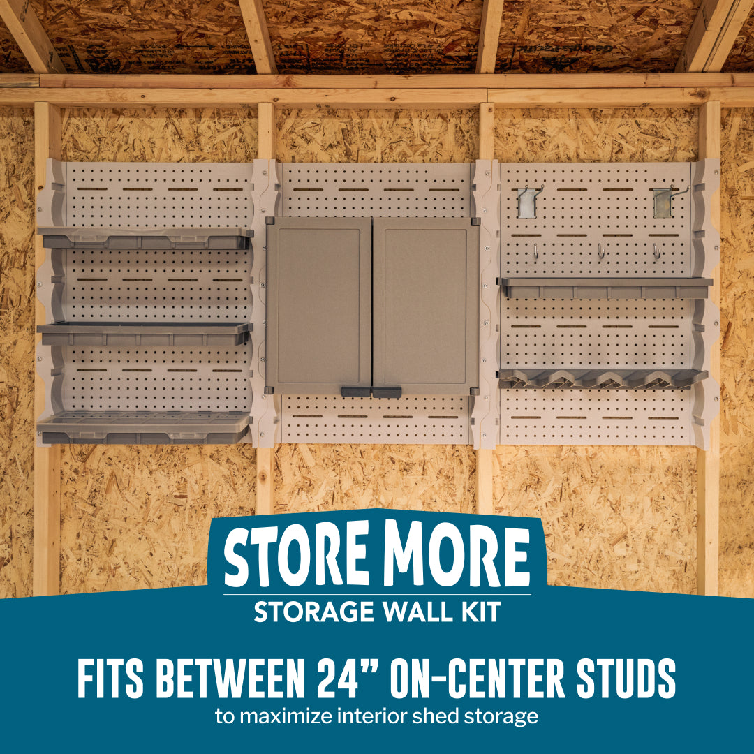 Store More Storage Wall Kit