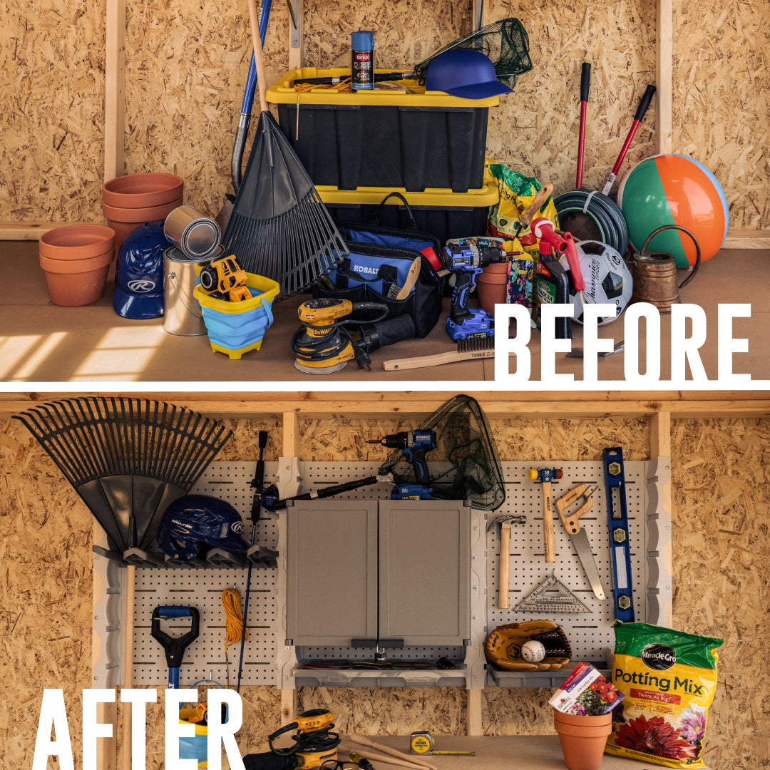 Store More Storage Wall Kit